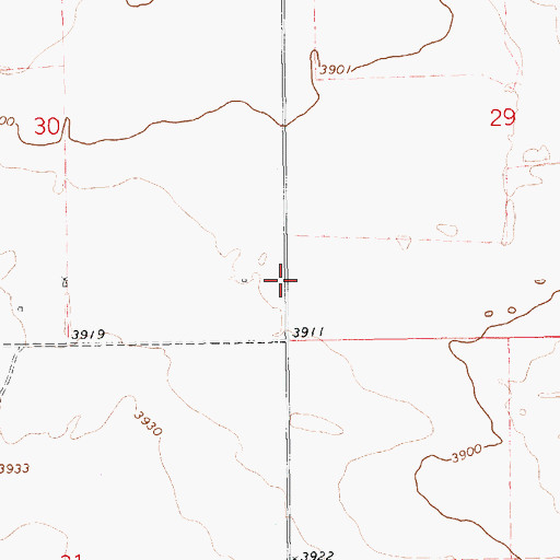 Topographic Map of 05439 Water Well, NM