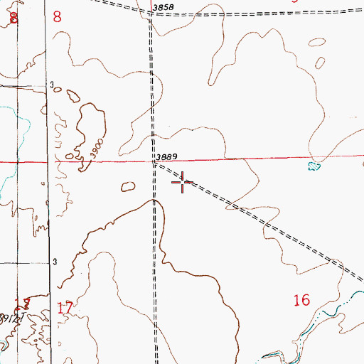 Topographic Map of 05411 Water Well, NM