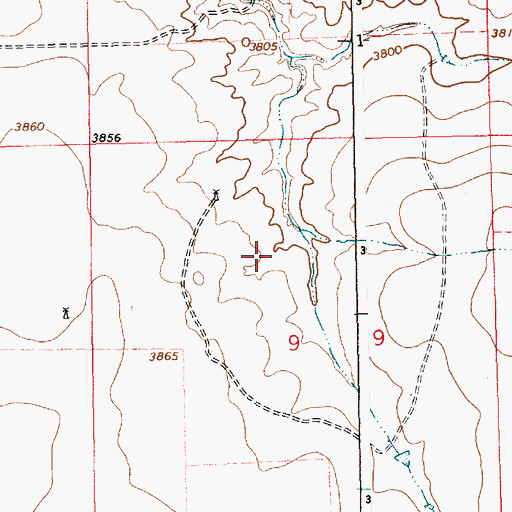 Topographic Map of 05428 Water Well, NM