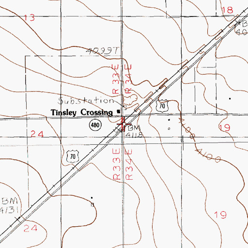 Topographic Map of 12390 Water Well, NM