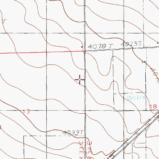 Topographic Map of 10883 Water Well, NM
