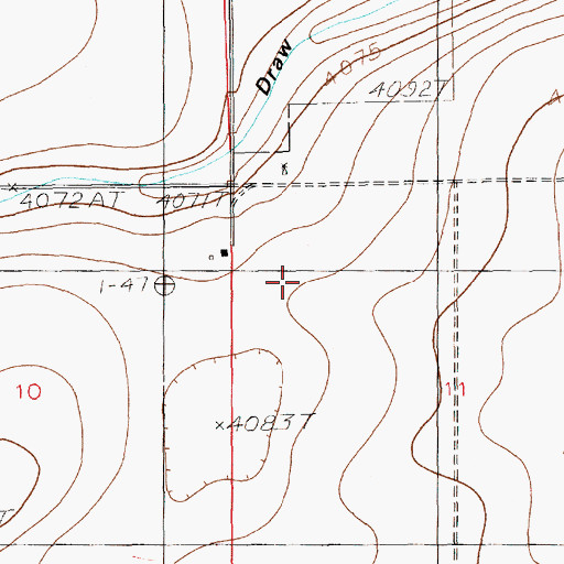 Topographic Map of 12231 Water Well, NM