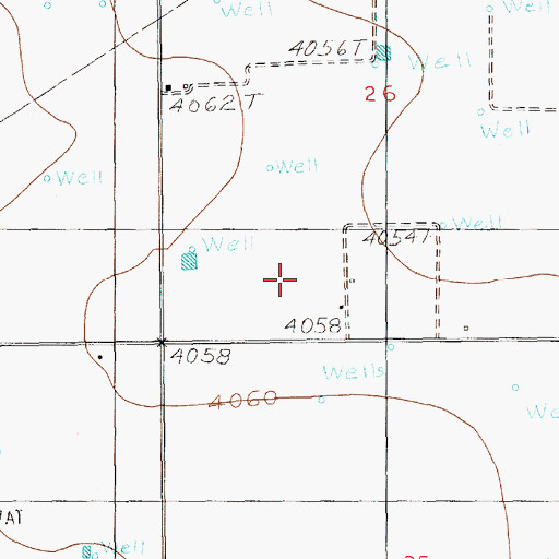 Topographic Map of 12310 Water Well, NM