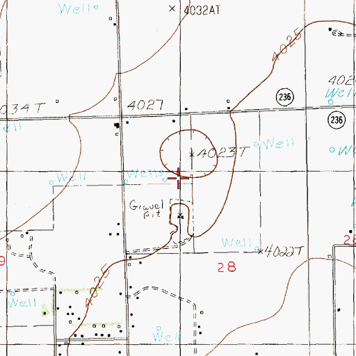 Topographic Map of 06008 Water Well, NM