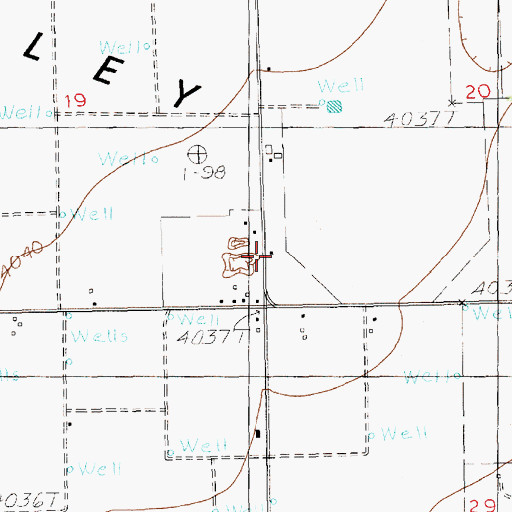 Topographic Map of 12330 Water Well, NM