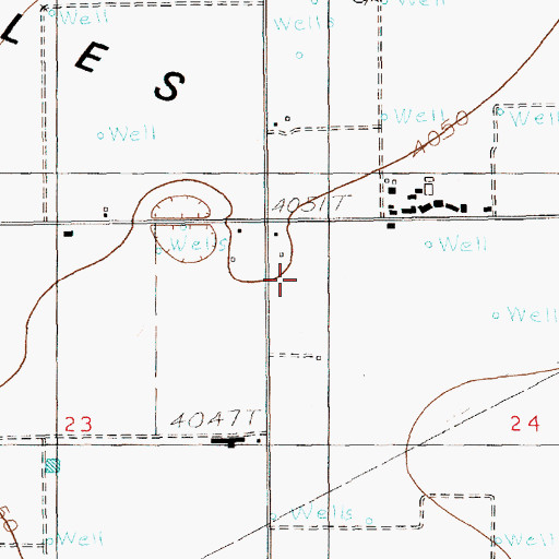 Topographic Map of 12304 Water Well, NM