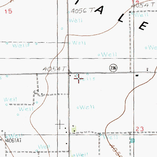 Topographic Map of 12302 Water Well, NM