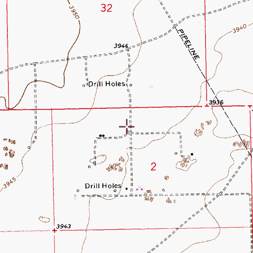 Topographic Map of 13398 Water Well, NM