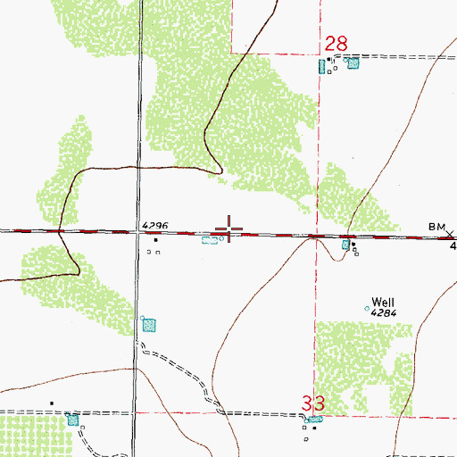 Topographic Map of 00519 Water Well, NM