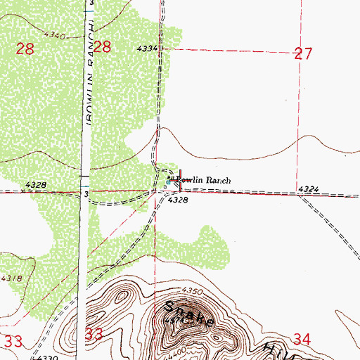 Topographic Map of 00573 Water Well, NM