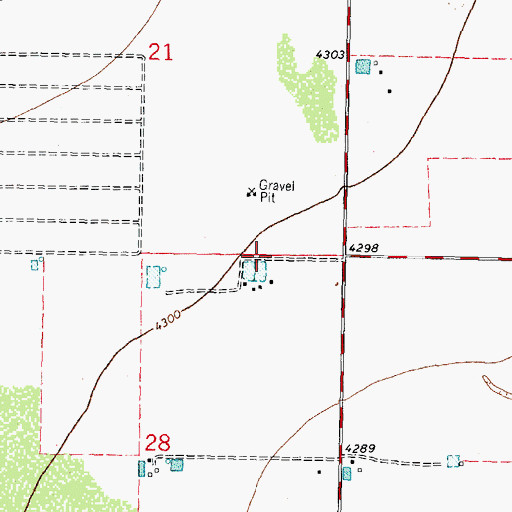 Topographic Map of 10194 Water Well, NM