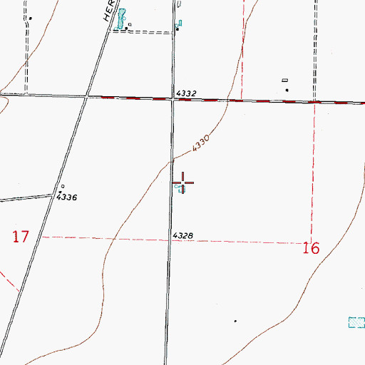 Topographic Map of 00448 Water Well, NM