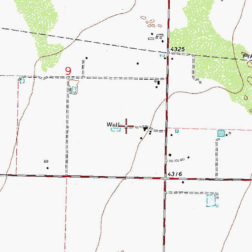 Topographic Map of 00415 Water Well, NM