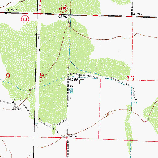 Topographic Map of 10213 Water Well, NM