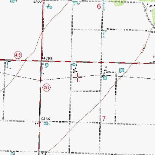 Topographic Map of 00398 Water Well, NM