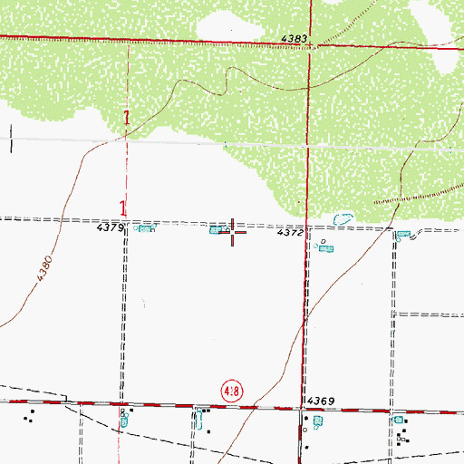 Topographic Map of 10205 Water Well, NM