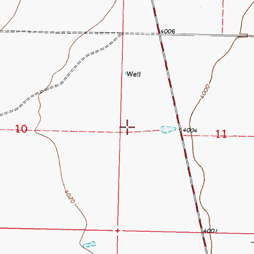 Topographic Map of 06062 Water Well, NM