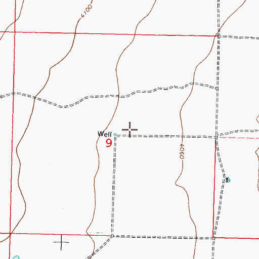 Topographic Map of 01111 Water Well, NM