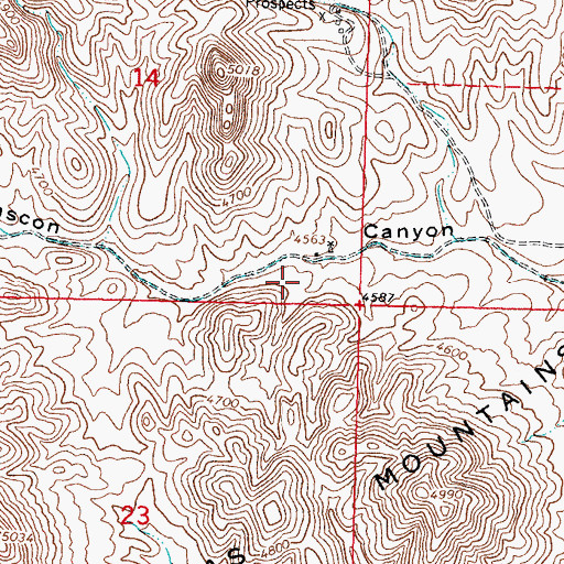 Topographic Map of 01069 Water Well, NM