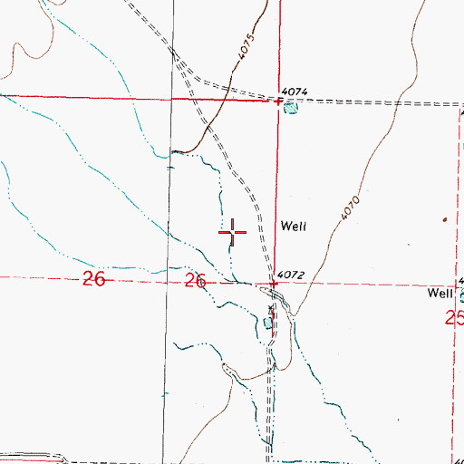 Topographic Map of 00920 Water Well, NM
