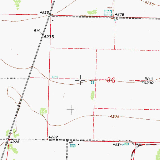 Topographic Map of 06007 Water Well, NM