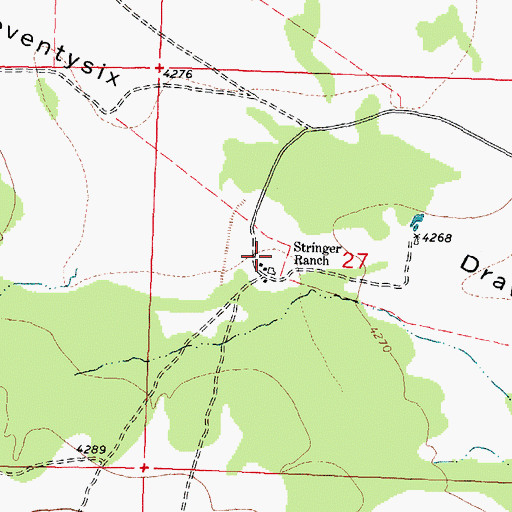 Topographic Map of 01415 Water Well, NM