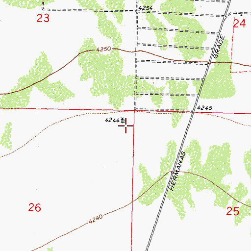 Topographic Map of 00773 Water Well, NM