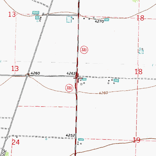 Topographic Map of 10323 Water Well, NM