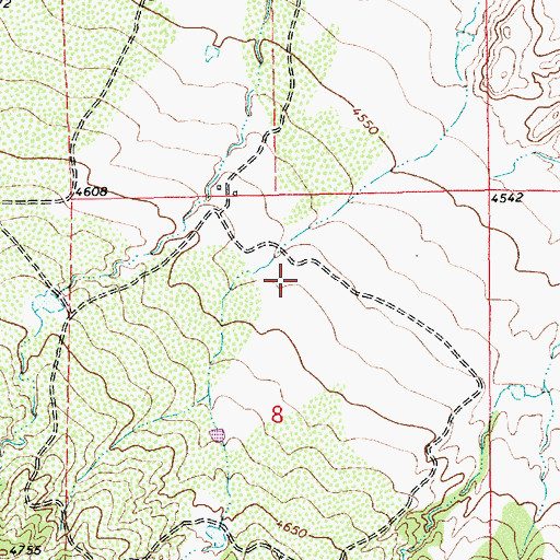 Topographic Map of 10651 Water Well, NM