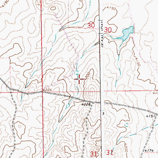 Topographic Map of 05194 Water Well, NM