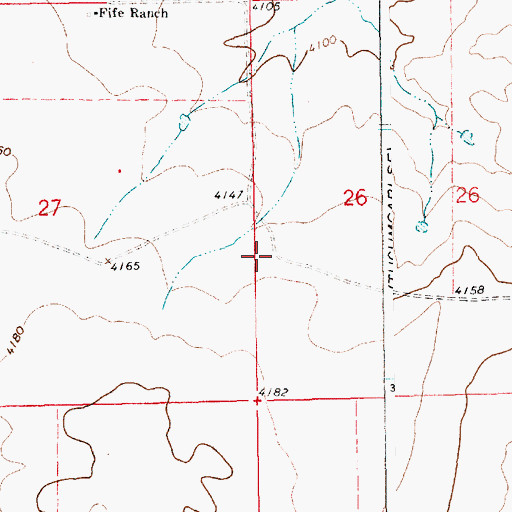 Topographic Map of 05149 Water Well, NM
