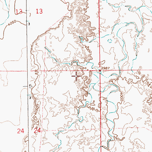 Topographic Map of 05166 Water Well, NM
