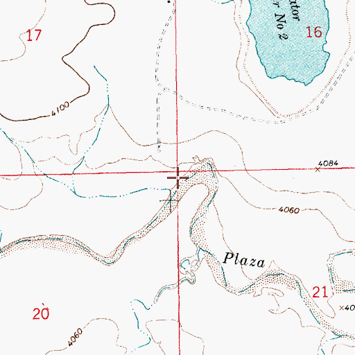 Topographic Map of 05073 Water Well, NM