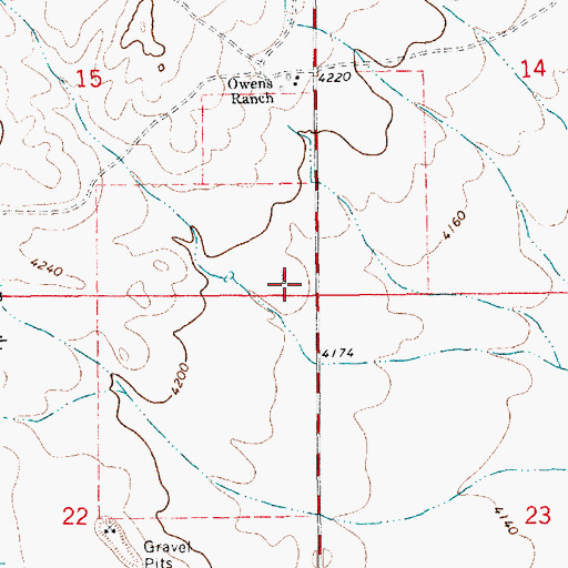Topographic Map of 05116 Water Well, NM