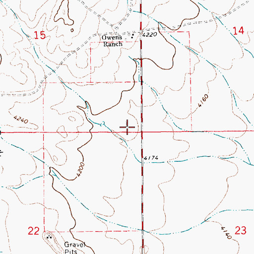 Topographic Map of 05116 Water Well, NM