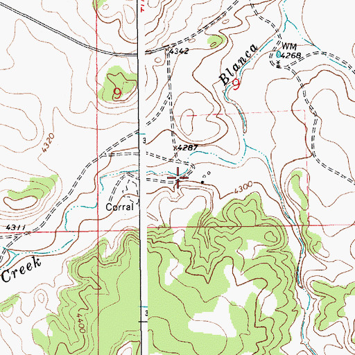 Topographic Map of 05092 Water Well, NM