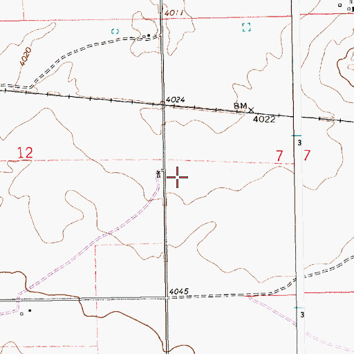 Topographic Map of 05176 Water Well, NM