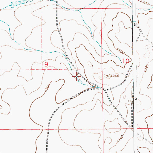 Topographic Map of 05110 Water Well, NM