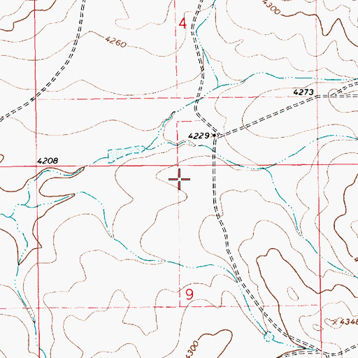 Topographic Map of 05103 Water Well, NM