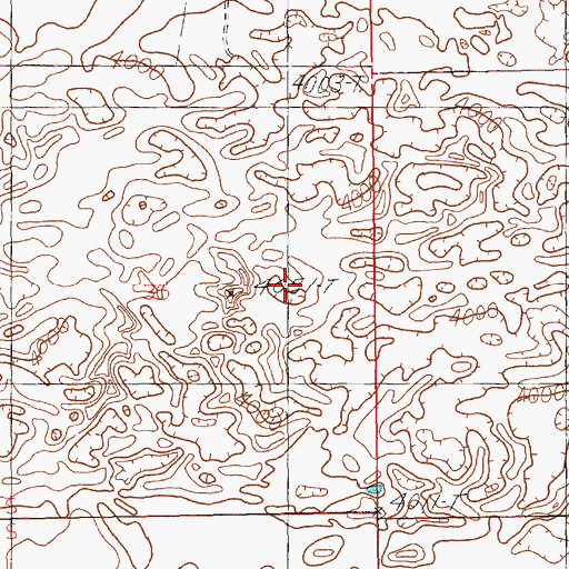 Topographic Map of 12142 Water Well, NM
