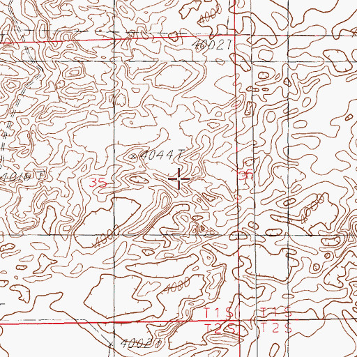 Topographic Map of 12140 Water Well, NM
