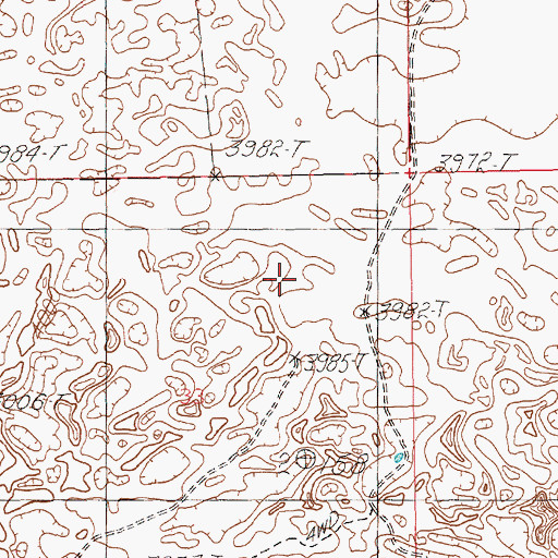 Topographic Map of 10741 Water Well, NM