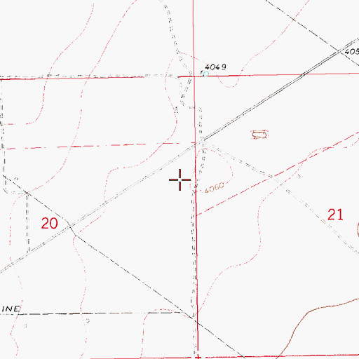 Topographic Map of 12553 Water Well, NM