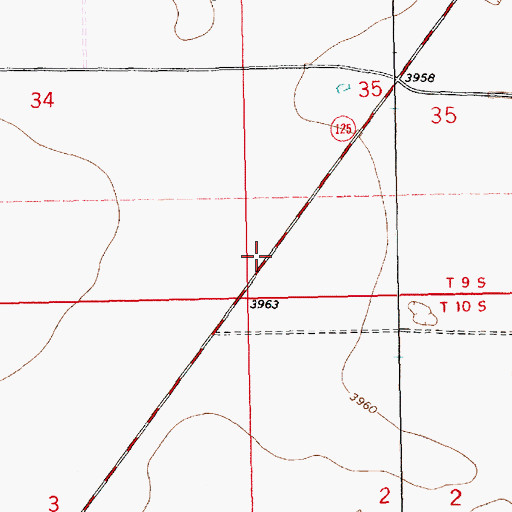 Topographic Map of 13178 Water Well, NM