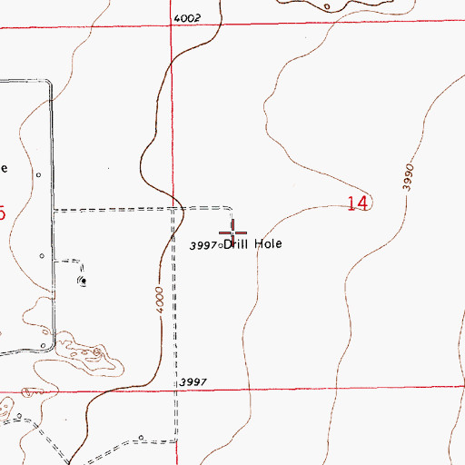 Topographic Map of 05020 Water Well, NM