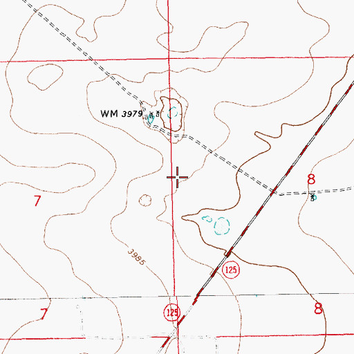 Topographic Map of 12806 Water Well, NM