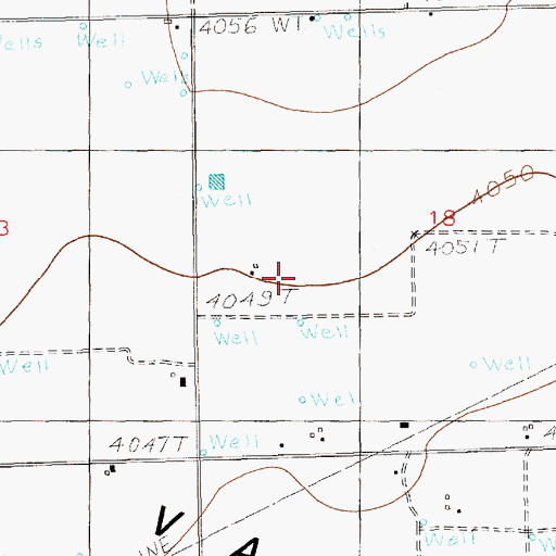 Topographic Map of 12324 Water Well, NM
