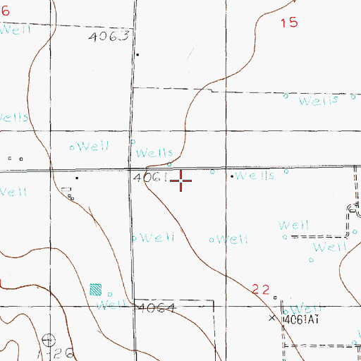 Topographic Map of 12301 Water Well, NM
