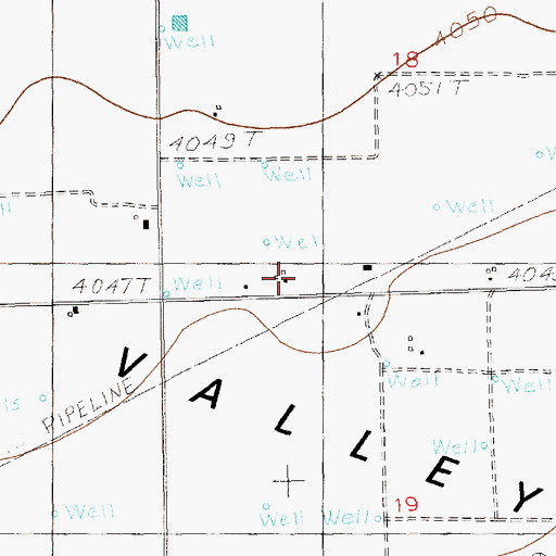 Topographic Map of 12325 Water Well, NM