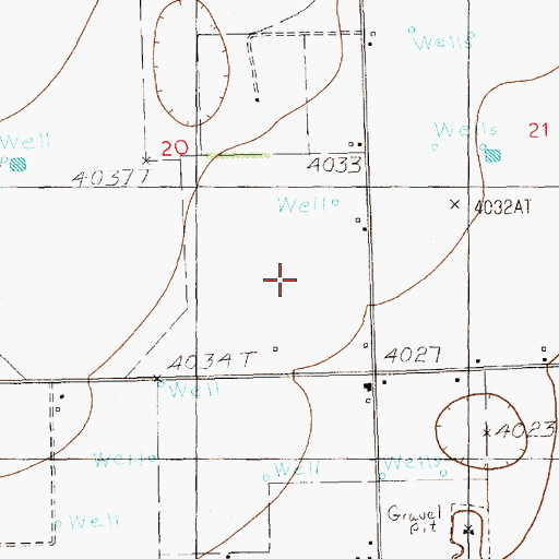 Topographic Map of 12331 Water Well, NM